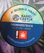 SAND CASTLE BUBBLE HASH THUNDERSTRUCK 